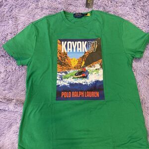 Polo Ralph Lauren Kayak 67‎ Graphic T-Shirt Men's Size Small  Summit Green NWT